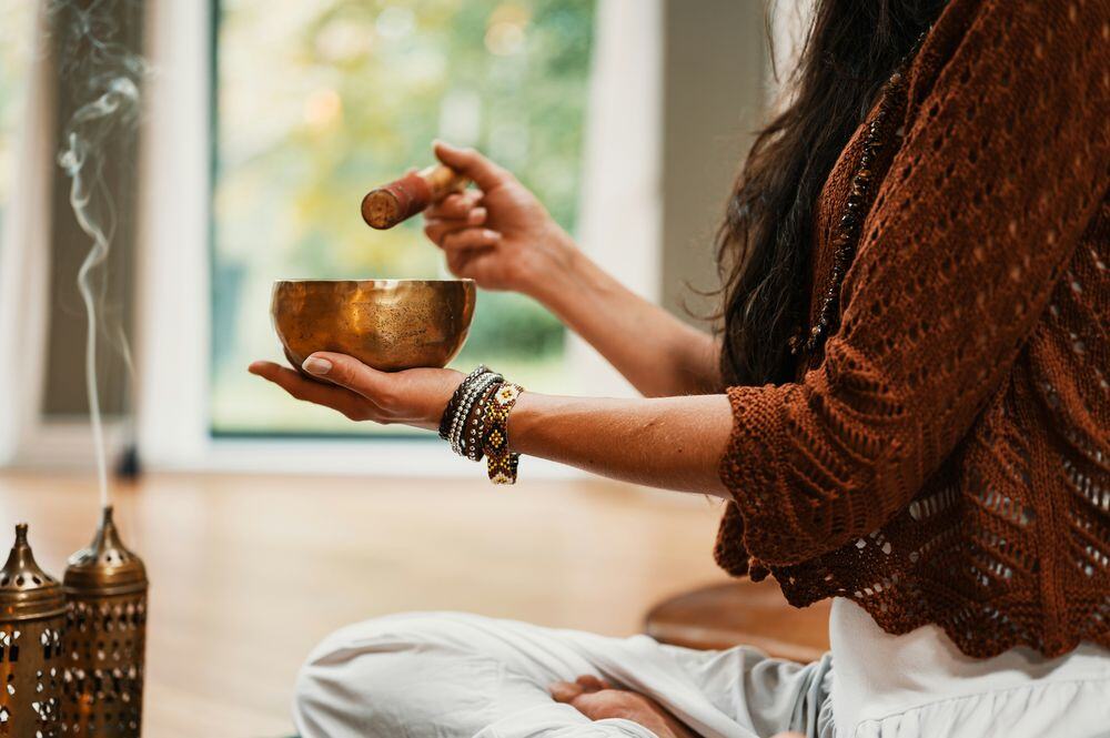 Individual sound therapy session
